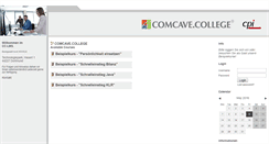 Desktop Screenshot of cc-college.de