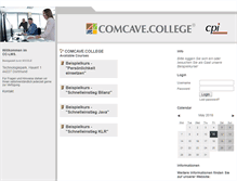 Tablet Screenshot of cc-college.de